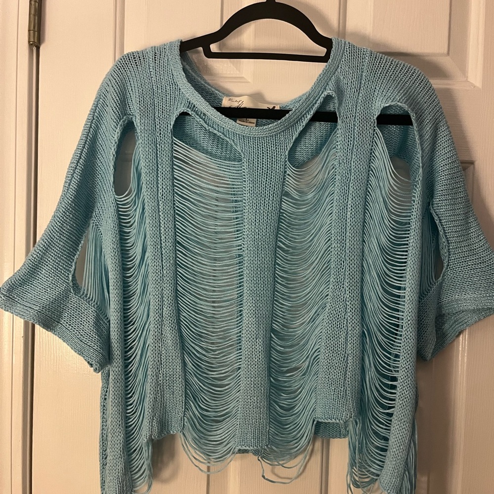 Vintage Havana dropped needle sweater